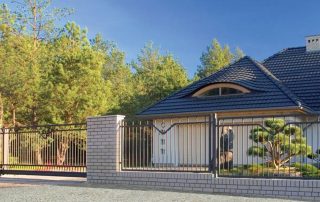 Industrijsko kovane ograje 076 Industrijsko kovane ograje, vrtna ograja, zunanja ograja, ograje živeks, mrežna ograja - SONART PRO d.o.o. 076